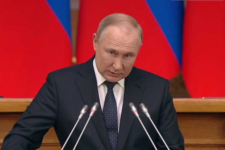 Путин на встрече с Советом законодателей Федерального собрания