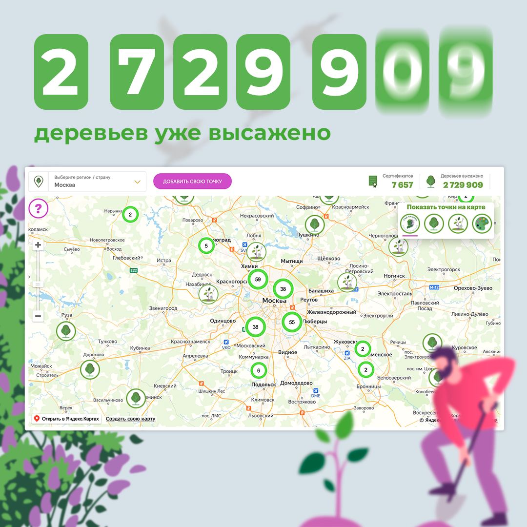 Сад памяти 2025 сколько деревьев. Миллион деревьев.