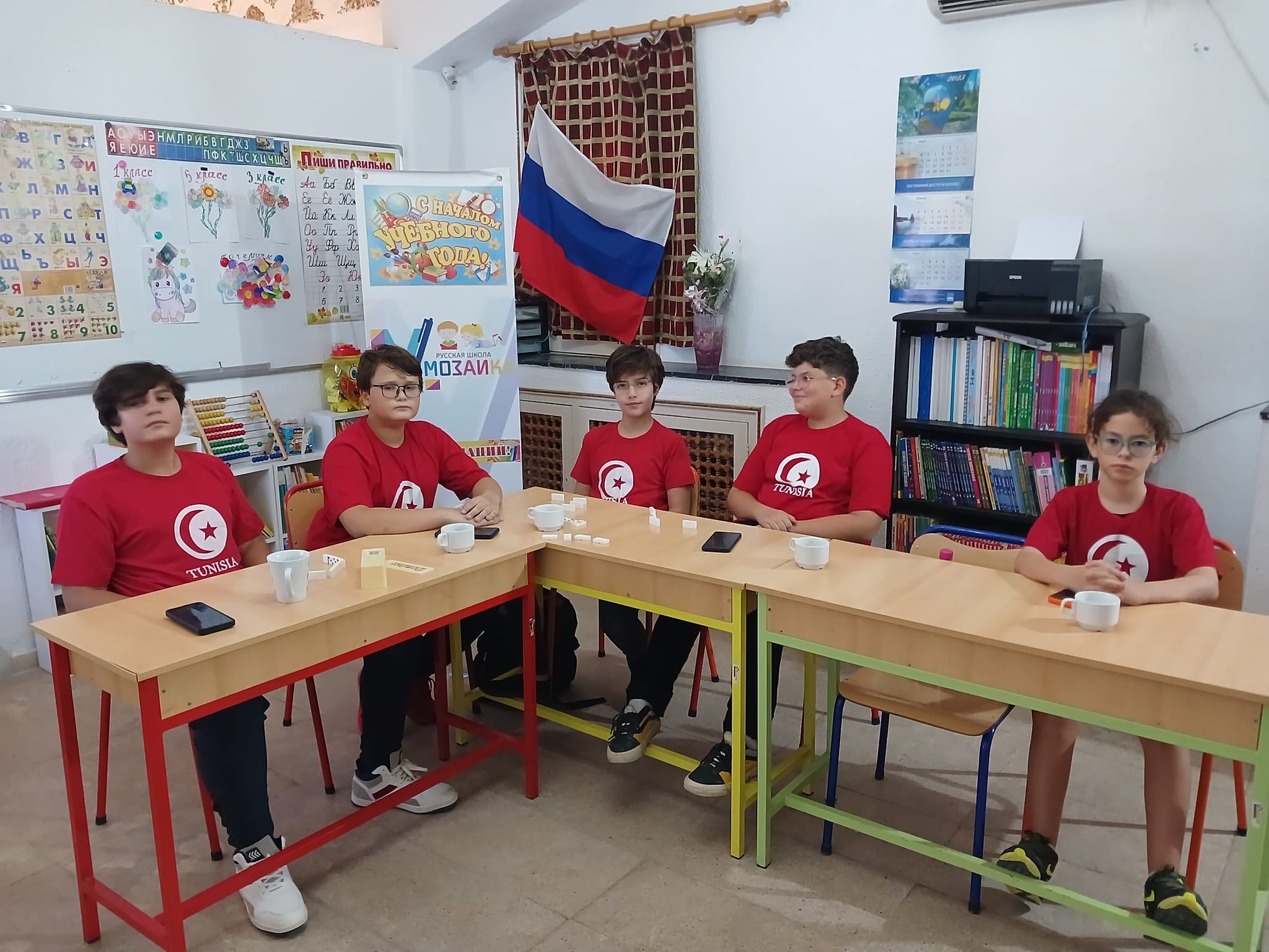 Kоманда «Орлы Карфагена» впервые представляла Тунис на Международном юношеском турнире по шахматам «Единый мир»